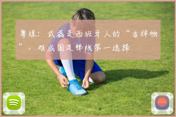 粤媒：武磊是西班牙人的“吉祥物”，难成国足锋线第一选择