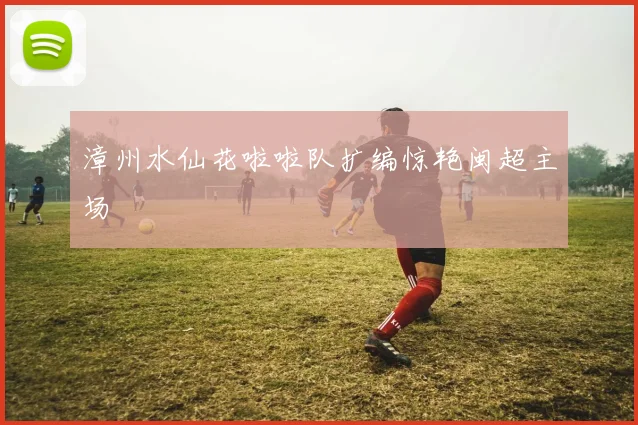 漳州水仙花啦啦队扩编惊艳闽超主场